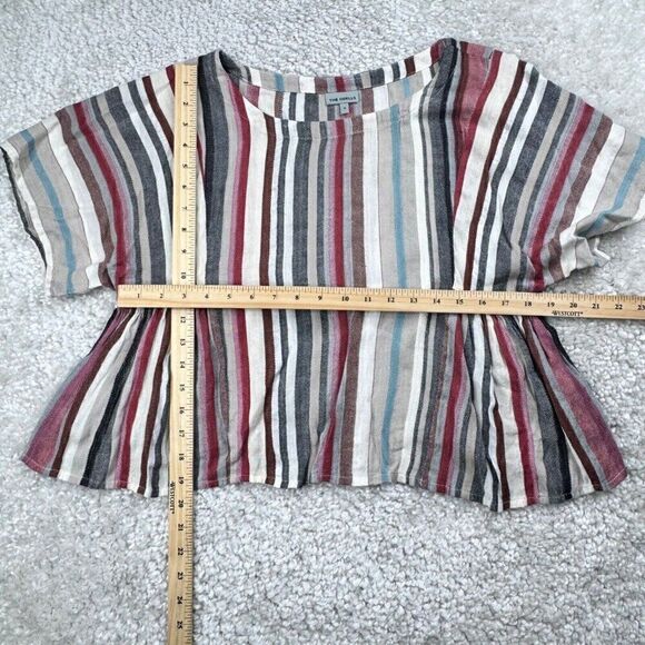 The Odells Puglia Striped Top Blouse Womens Small - Picture 7 of 7